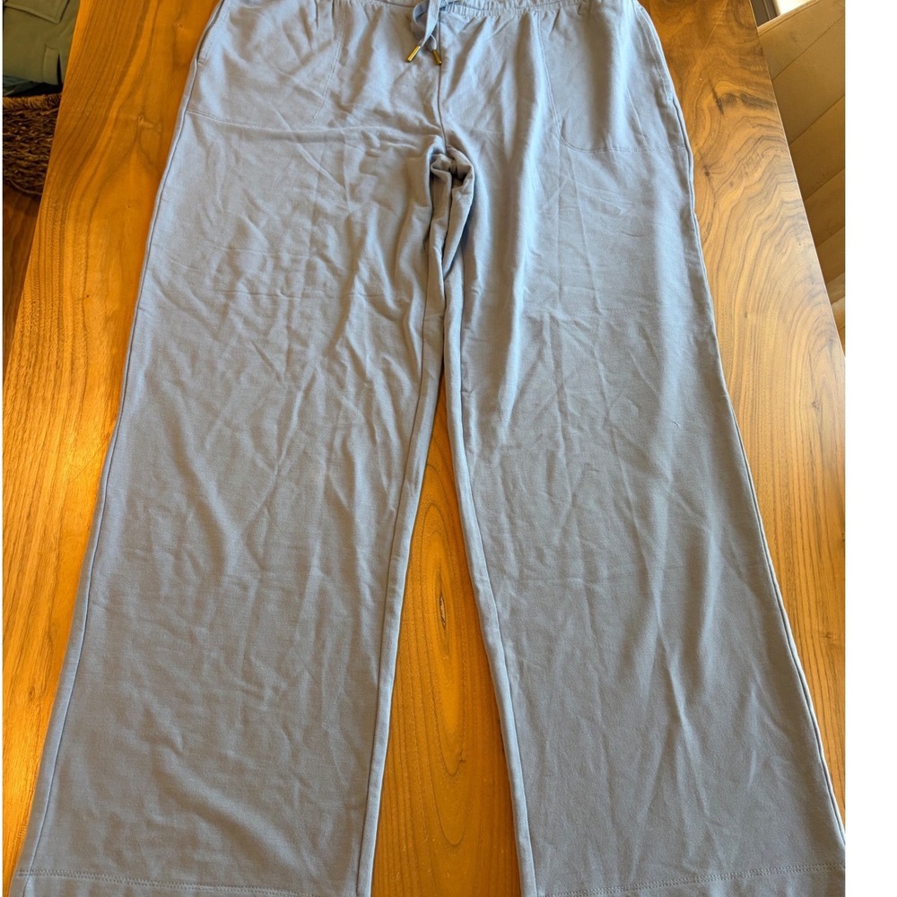 Soma 24/7 Ultra Soft Fleece Straight Leg Lounge Pants Blue L 570396119 - Picture 5 of 8